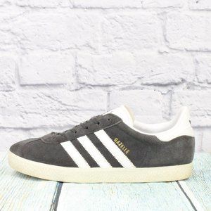 Adidas Gazelle Gray Suede Lace-up Classic Casual Sneaker Shoes Size 6